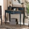 Baxton Studio Celestine Blue Spruce Finished Wood Accent Writing Desk 155-9386 - alternate 5